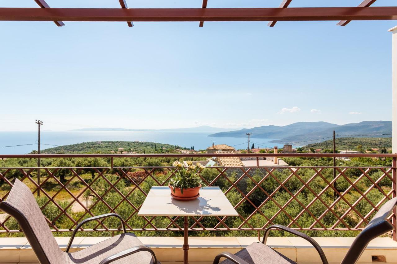 Villa Armonia, Sunset View And Relaxing Beach Vibe Proástion Exterior photo