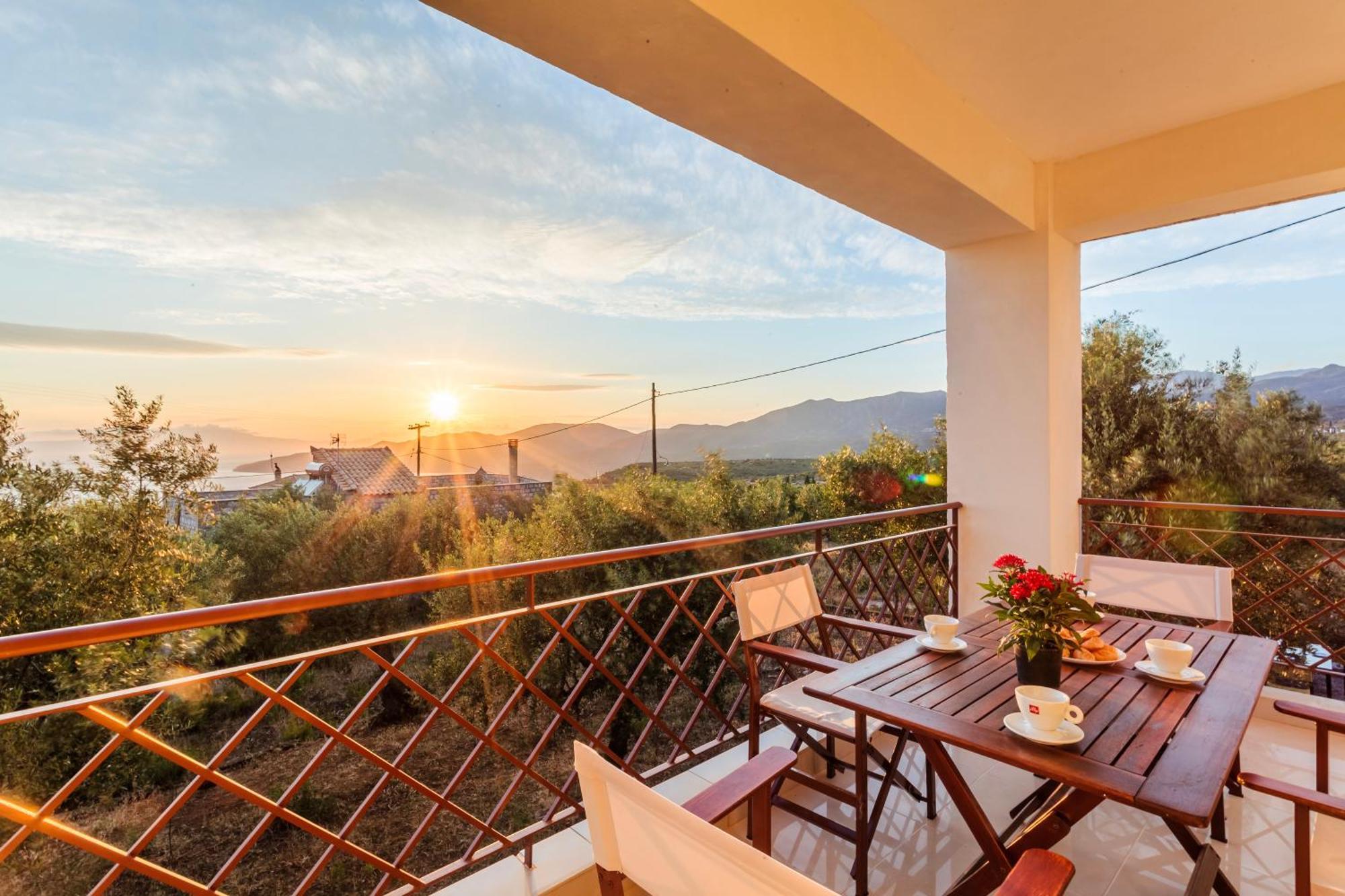 Villa Armonia, Sunset View And Relaxing Beach Vibe Proástion Exterior photo